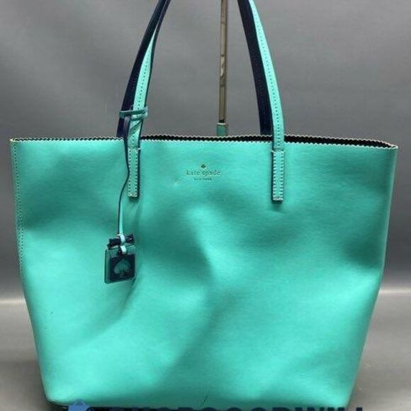 Kate Spade Scalloped Edge Leather Tote Bag - Picture 2 of 10